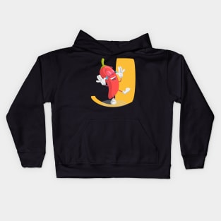 Alphabet n Jalapeno Kids Hoodie